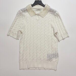 SANDRO 2026 Knitted Puff Sleeve Sweater